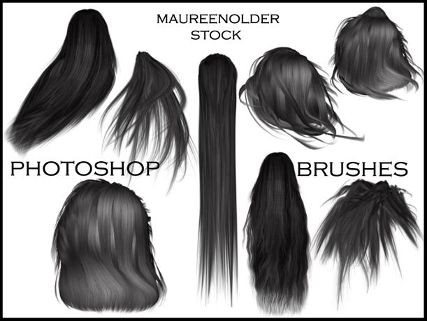  PĘDZLE - BRUSH - STOCK PHOTOSHOP BRUSHES hair.jpg