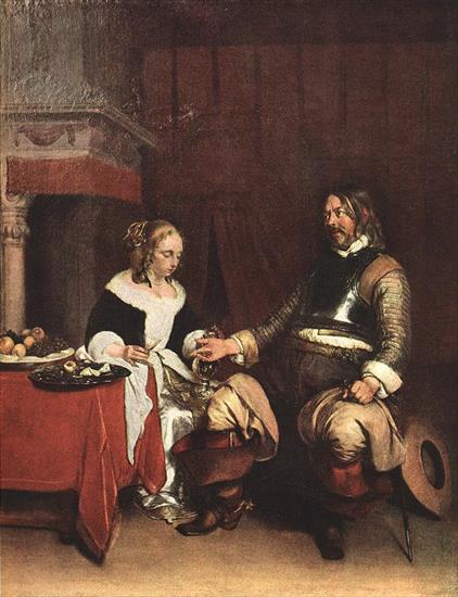 Borch, Gerard ter  1617-1681 - TERBORCH_Gerard_Man_Offering_A_Woman_Coins.jpg