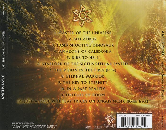 CD BACK COVER - CD BACK COVER - ANGUS MCSIX - Angus McSix And The Sword Of Power.bmp