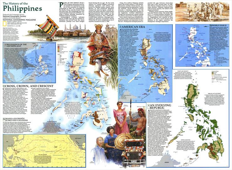 Mapy National Geographic. 539 map. Wysoka jakość - Philippines - The History of the 1986.jpg